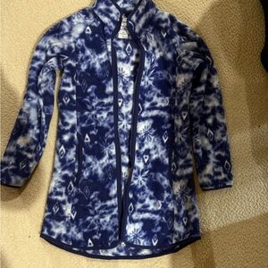 Columbia Kids Navy and White Patterned Puffer Jacket